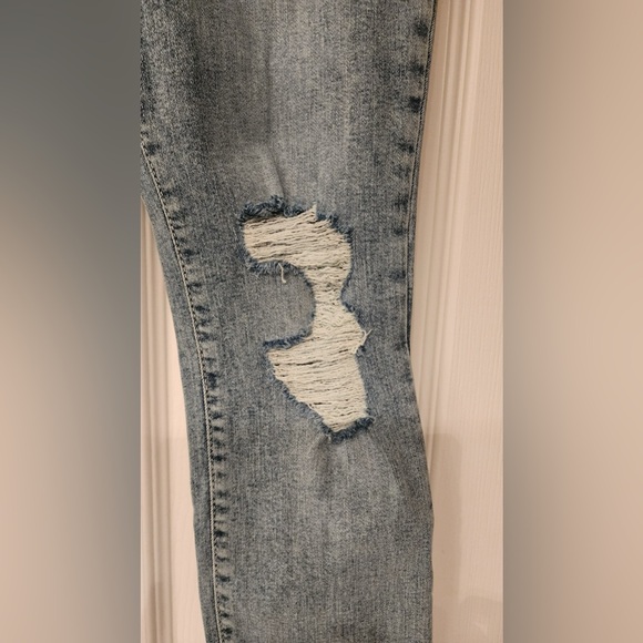 Good American Good Waist Skinny High Rise Blue Jeans Tummy Tech Size 2 /26 - Picture 11 of 16